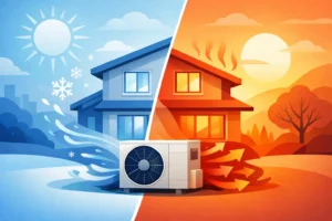 Air Source Heat Pump Cooling and Heating