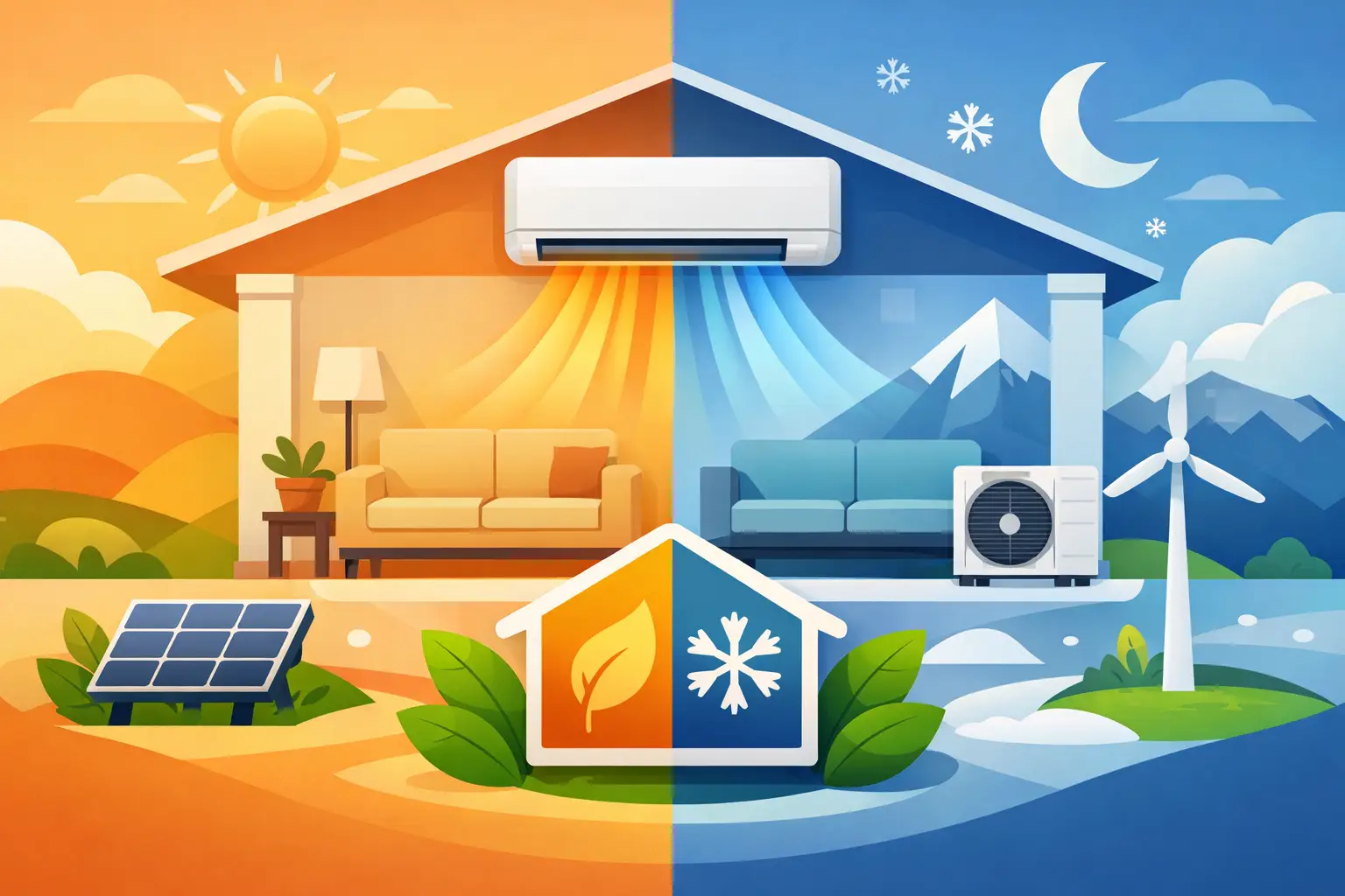 Read more about the article Energy Efficient Ductless Heating and Cooling System