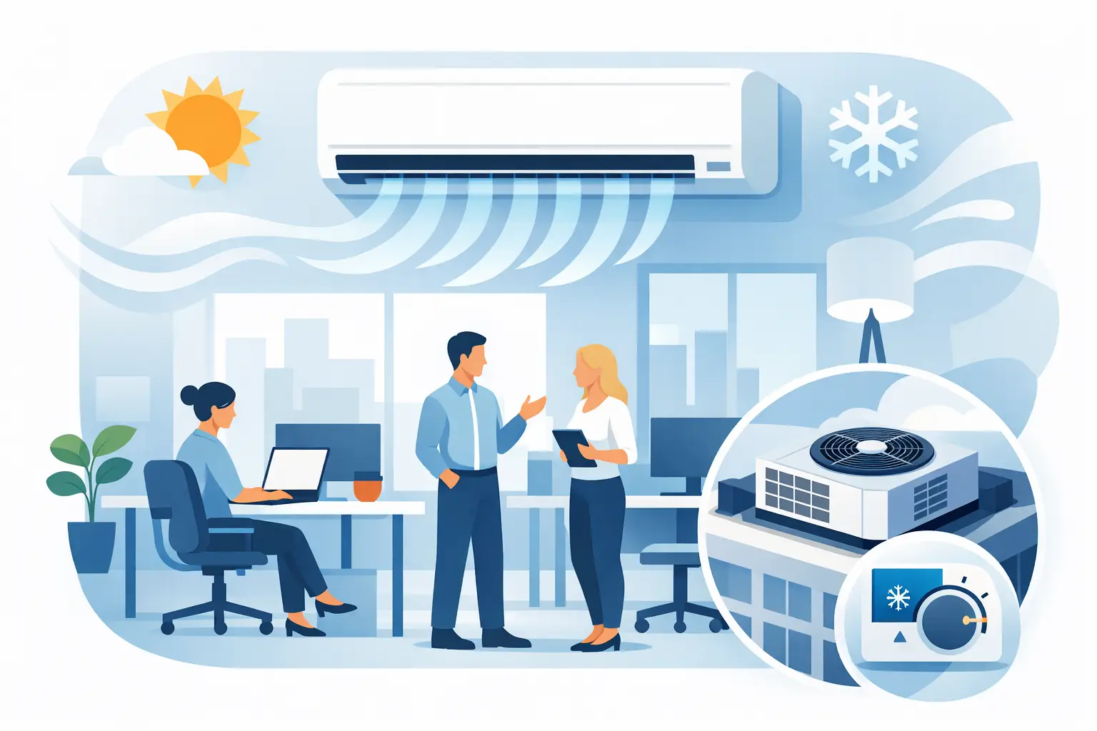 Read more about the article Office Air Conditioning Solutions That Work