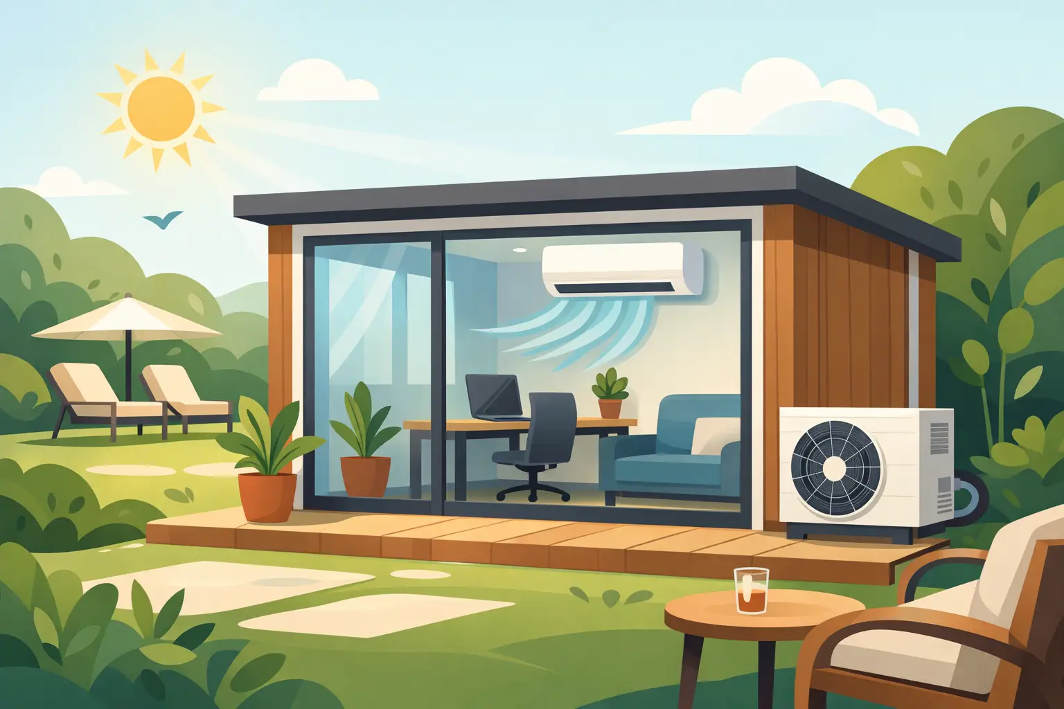 Read more about the article Air Conditioning for Garden Rooms Explained